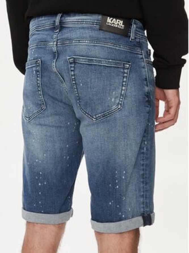KARL LAGERFELD Szorty jeansowe 265820 542832 Granatowy Regular Fit