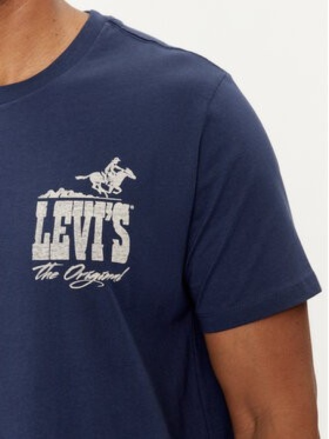 Levi's® T-Shirt Classic Graphic 22491-1484 Granatowy Regular Fit