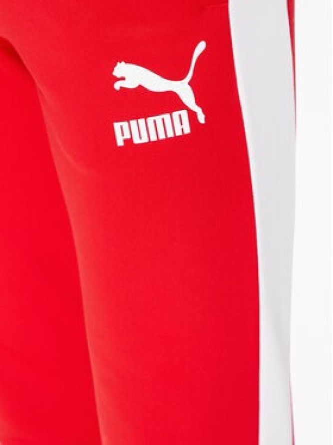 Puma Spodnie dresowe Iconic T7 530098 Czerwony Regular Fit