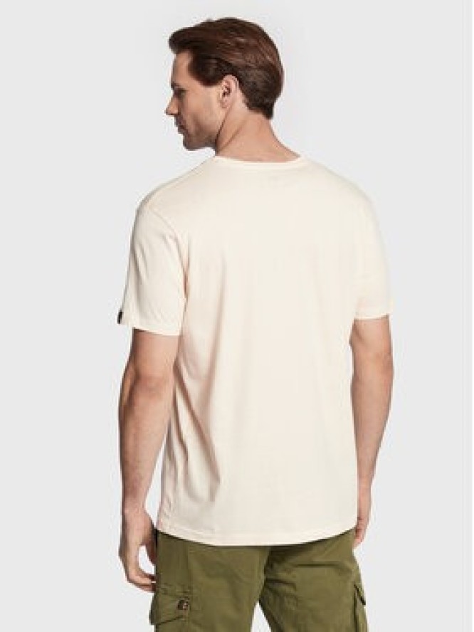 Alpha Industries T-Shirt Basic 118505 Beżowy Regular Fit