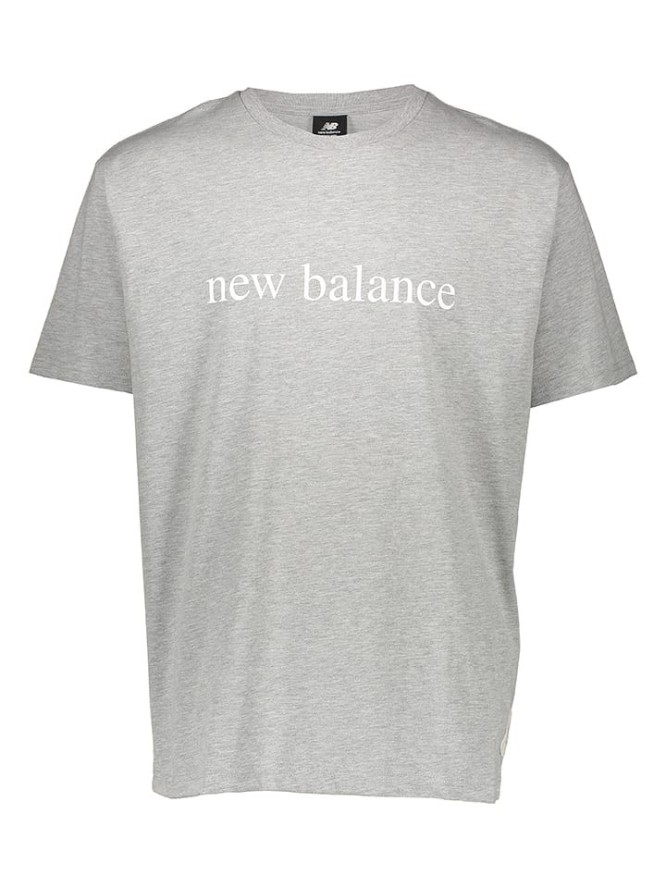 New Balance Koszulka "Essentials Pure" w kolorze szarym rozmiar: S