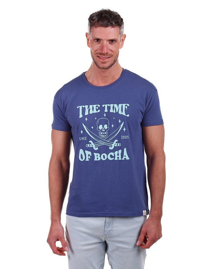 The Time of Bocha Koszulka w kolorze niebieskim rozmiar: L