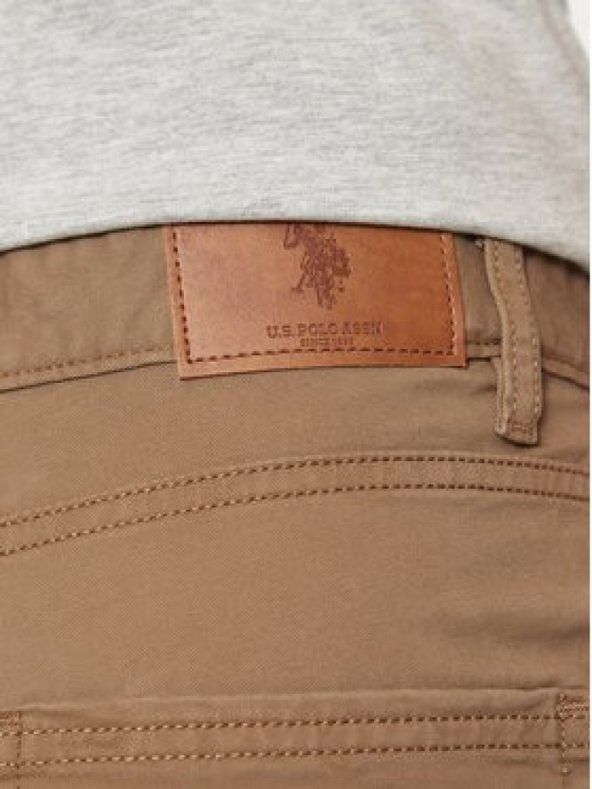 U.S. Polo Assn. Spodnie materiałowe MUP3385 Beżowy Slim Fit