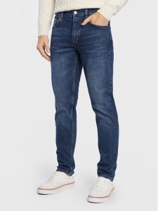 Casual Friday Jeansy Karup 20504344 Granatowy Regular Fit