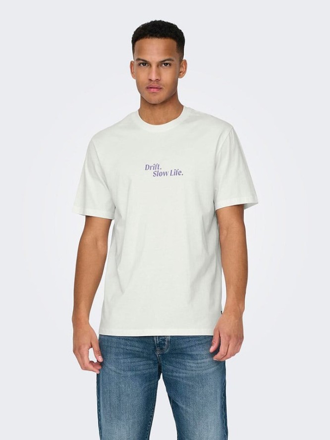 ONLY & SONS Koszulka w kolorze białym rozmiar: XXL