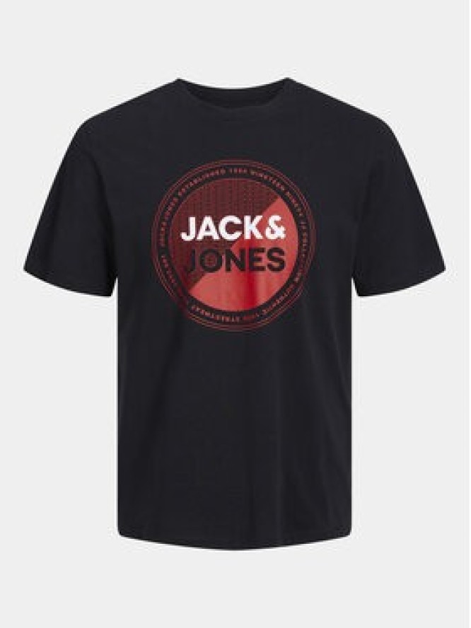 Jack&Jones Komplet 2 t-shirtów Loyd & Loof 12256960 Czarny Standard Fit