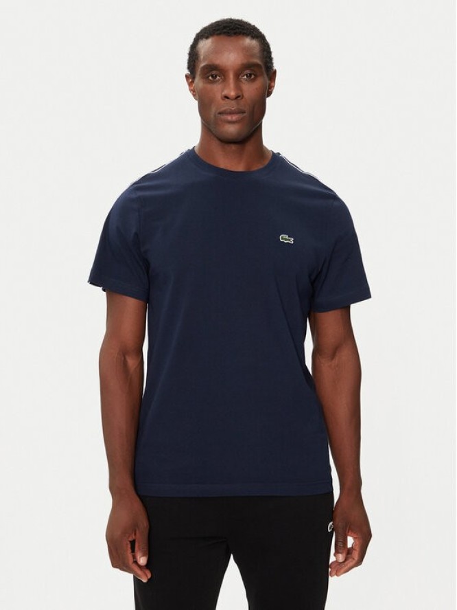 Lacoste T-Shirt TH7404 Granatowy Regular Fit