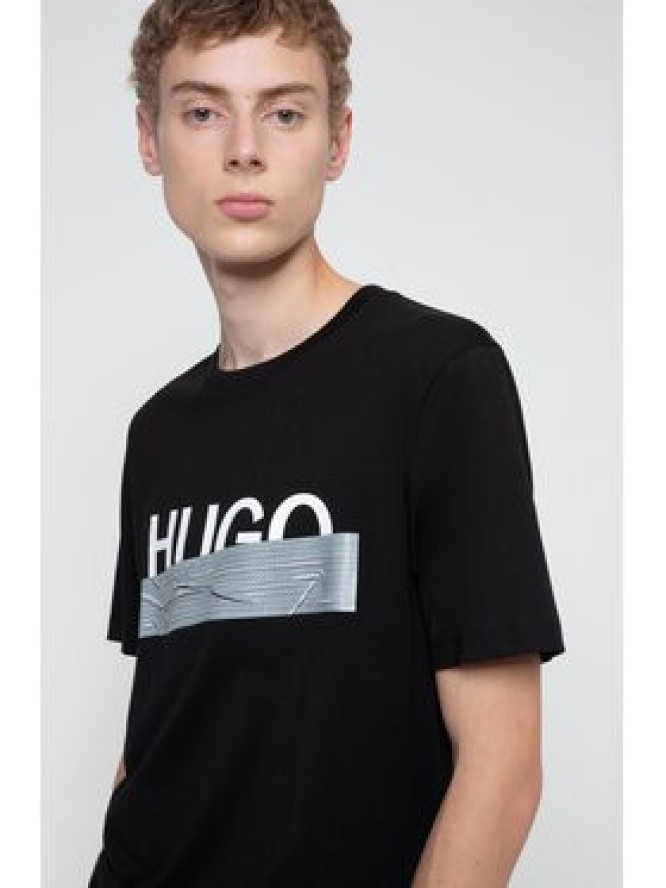 Hugo T-Shirt Dicagolino U204 50436413 Czarny Regular Fit