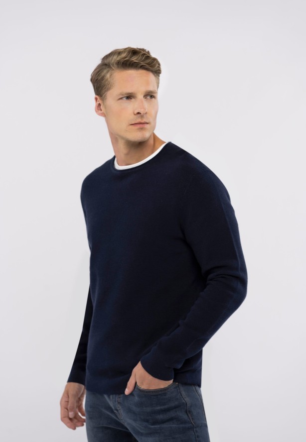 Bawełniany sweter S-BRADY