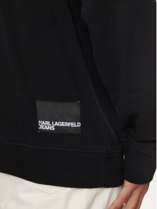 Karl Lagerfeld Jeans Bluza 245D1805 Czarny Regular Fit
