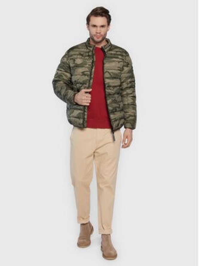 Pepe Jeans Kurtka puchowa Jack Camo PM402588 Zielony Regular Fit