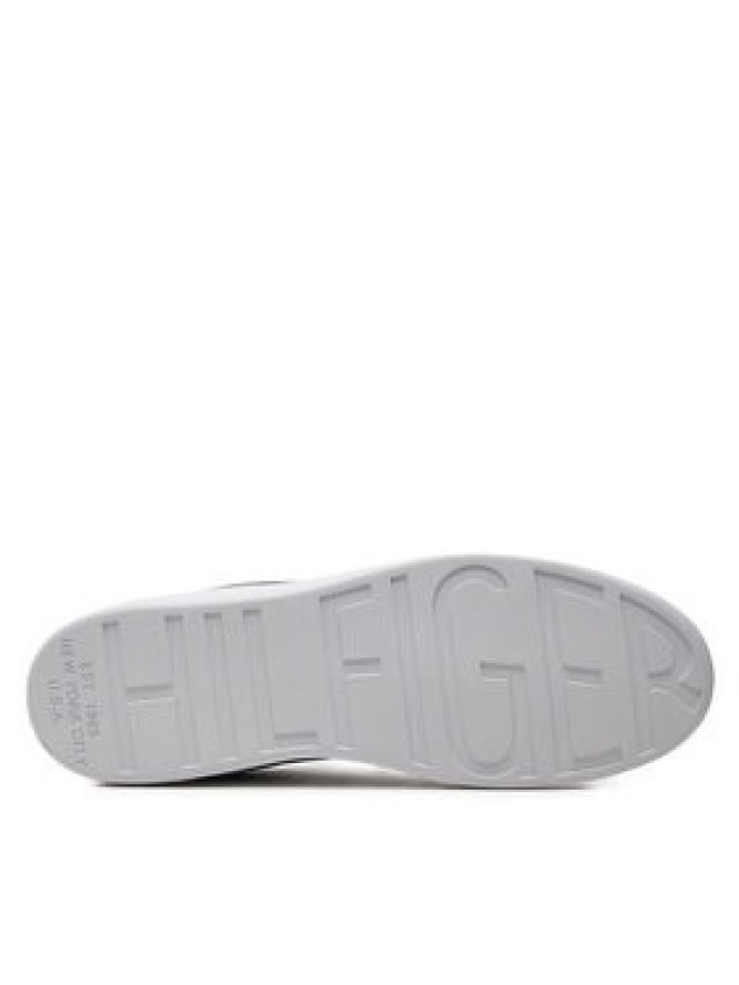 Tommy Hilfiger Sneakersy Court Cupsole Rwb Lth FM0FM04966 Granatowy