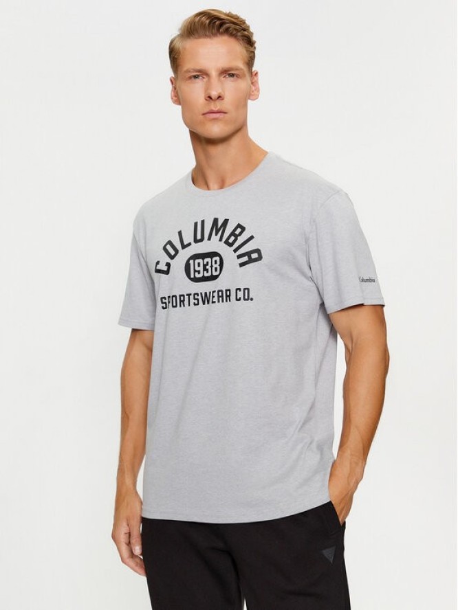 Columbia T-Shirt CSC Basic Logo™ Short Sleeve Szary Regular Fit