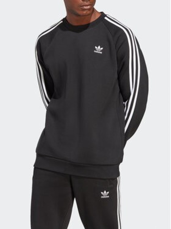 adidas Bluza adicolor Classics 3-Stripes Crew IA4861 Czarny Regular Fit