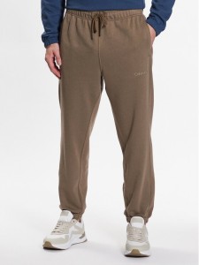 Calvin Klein Performance Spodnie dresowe Knitt Pant 00GMS3P604 Khaki Relaxed Fit