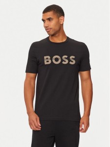 Boss T-Shirt 50525208 Czarny Regular Fit