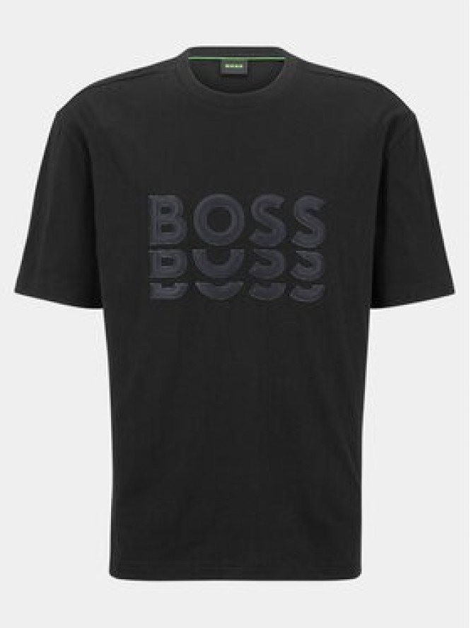Boss T-Shirt 50495876 Czarny Regular Fit