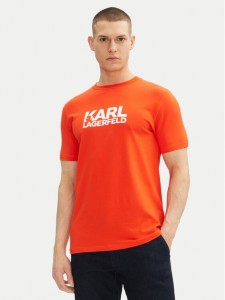 KARL LAGERFELD T-Shirt 755087 552235 Czerwony Regular Fit
