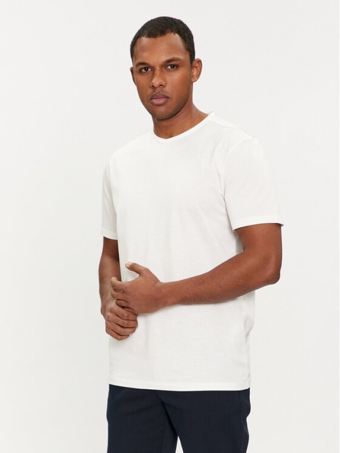 Selected Homme T-Shirt 16088574 Biały Regular Fit