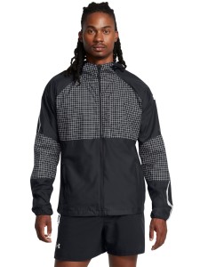 Kurtka do biegania męska Under Armour UA Launch Elite Cw Jacket - czarna