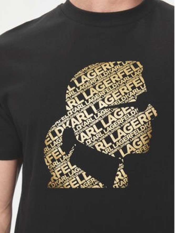 KARL LAGERFELD T-Shirt 755082 542224 Czarny Regular Fit