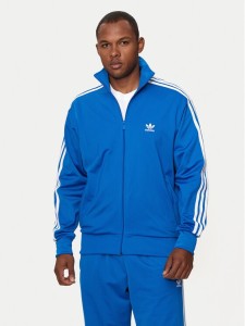 adidas Bluza adicolor Classics IJ7059 Niebieski Loose Fit