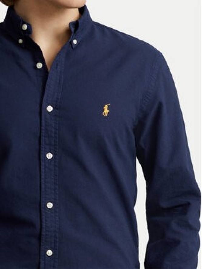 Polo Ralph Lauren Koszula 710767828003 Granatowy Slim Fit