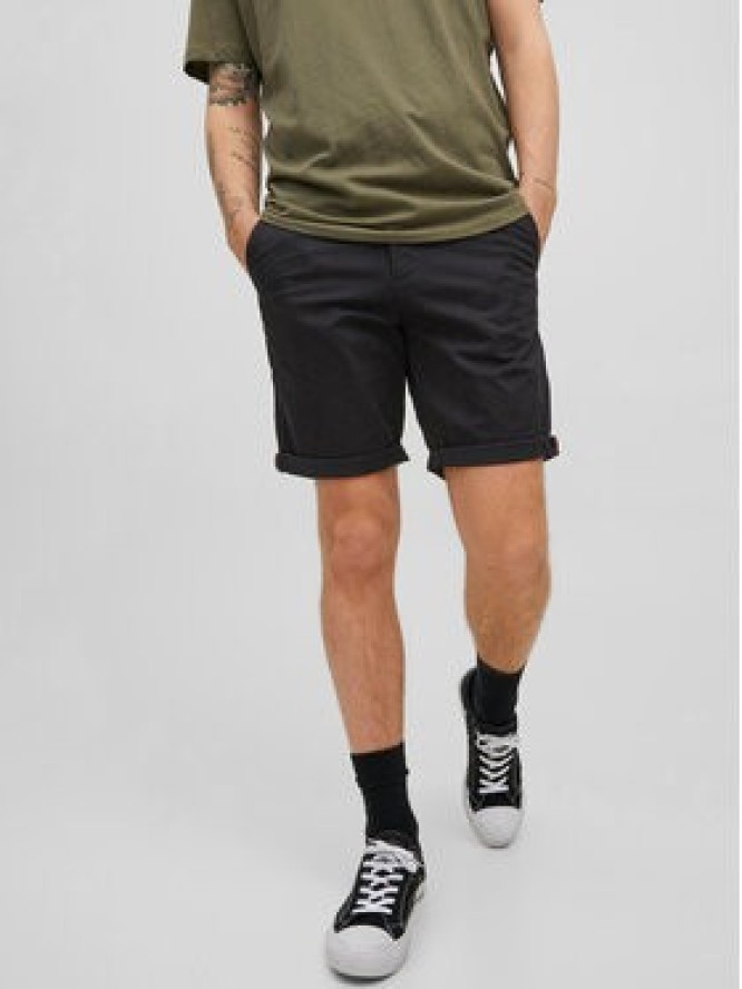 Jack&Jones Szorty materiałowe Bowie 12165604 Czarny Regular Fit