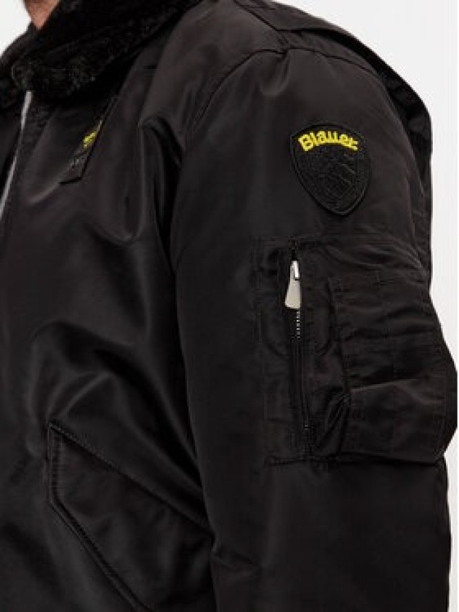 Blauer Kurtka bomber 23WBLUC02132 Czarny Regular Fit