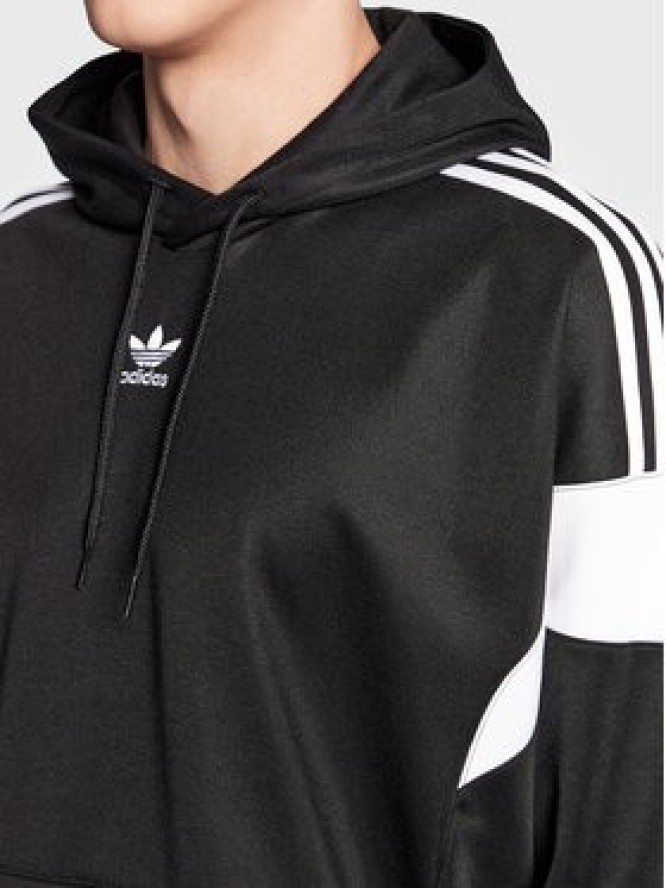 adidas Bluza Adicolor Classics Cut Line Hoodie HS2065 Czarny Loose Fit