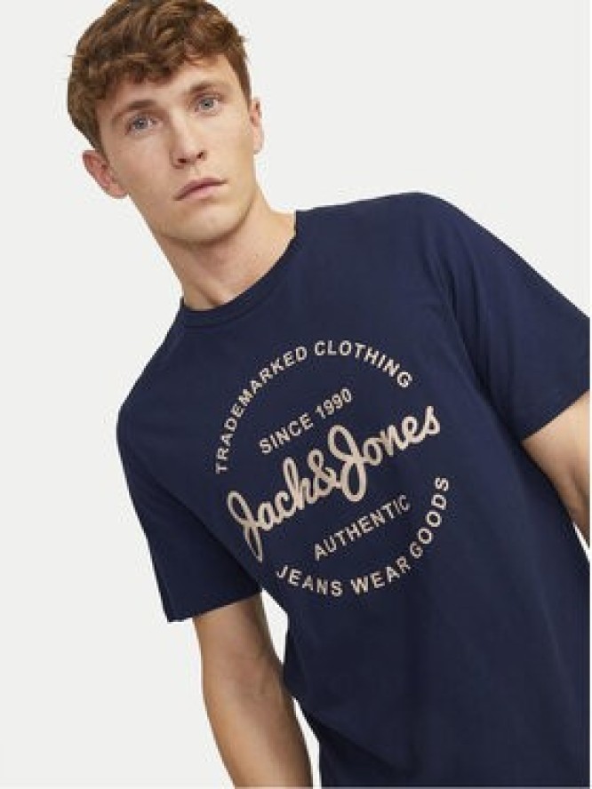 Jack&Jones T-Shirt Forest 12247972 Granatowy Standard Fit