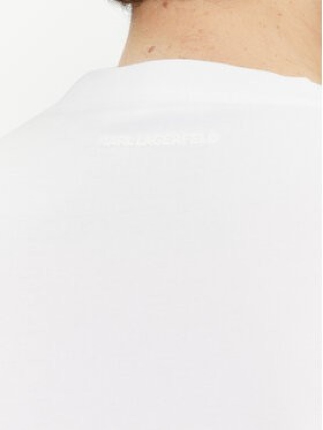 KARL LAGERFELD T-Shirt 755057 542221 Biały Regular Fit