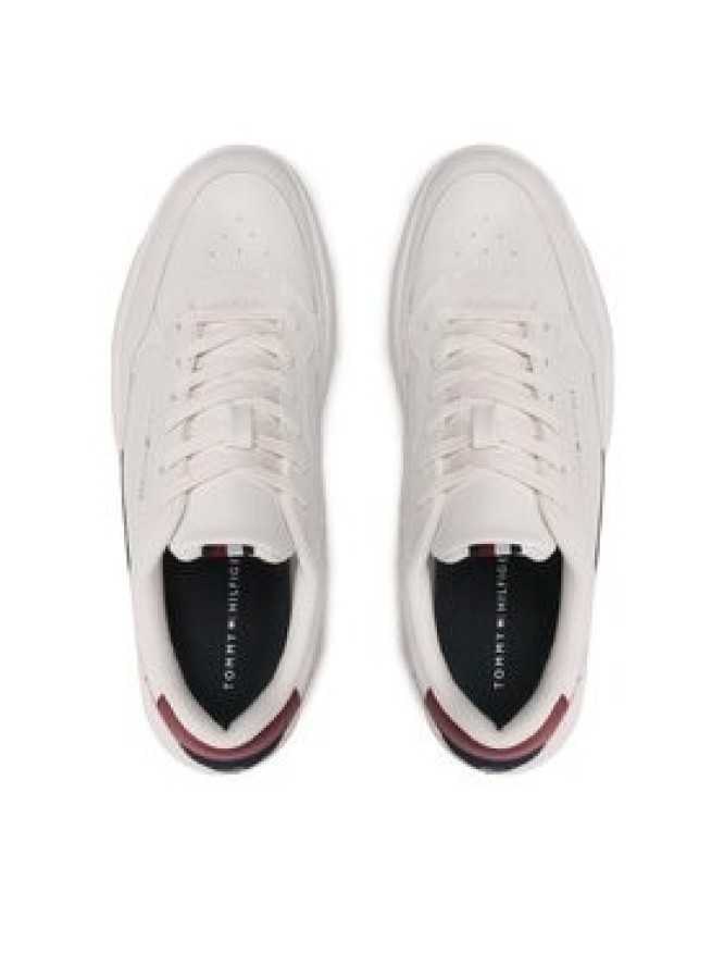 Tommy Hilfiger Sneakersy Elevated Cupsole Leather FM0FM04490 Beżowy