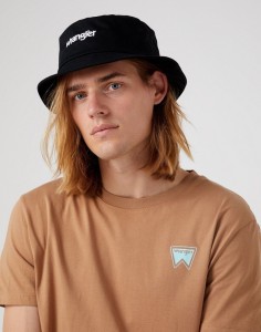 WRANGLER BUCKET HAT MĘSKI KAPELUSZ BLACK W0X4U5100