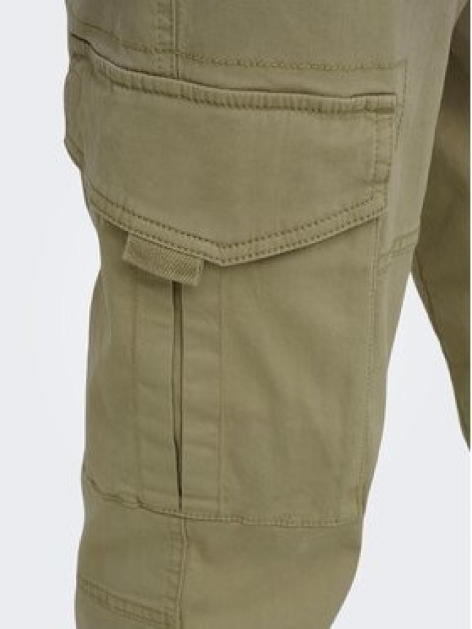 Only & Sons Spodnie materiałowe 22025431 Zielony Tapered Fit