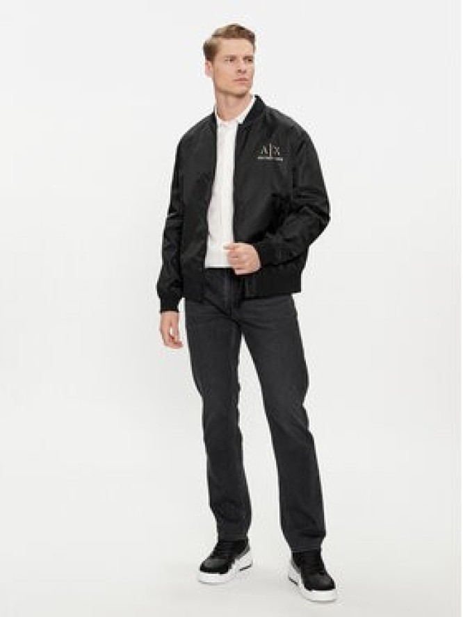 Armani Exchange Kurtka bomber 3DZBSA ZNUBZ 1200 Czarny Regular Fit