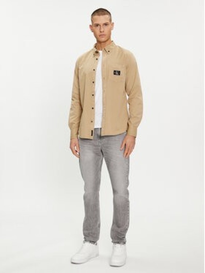 Calvin Klein Jeans Koszula J30J325772 Beżowy Regular Fit