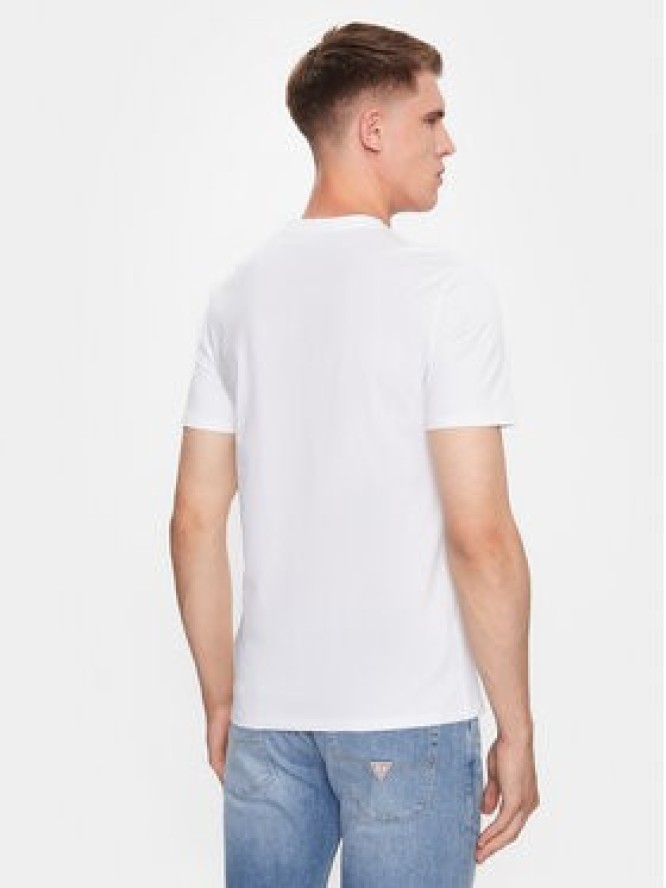 Guess T-Shirt M2YI37 I3Z14 Biały Slim Fit