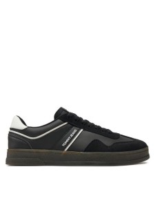 Tommy Jeans Sneakersy Leather Retro Cupsole EM0EM01414 Czarny