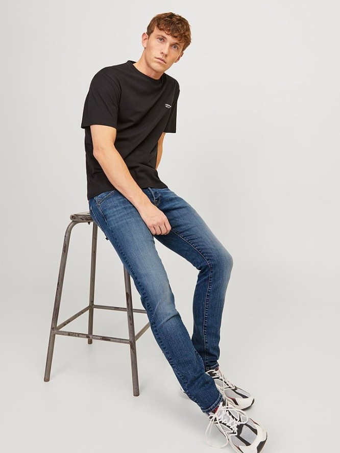 Jack & Jones Dżinsy - Silm fit - w kolorze niebieskim rozmiar: W34/L32