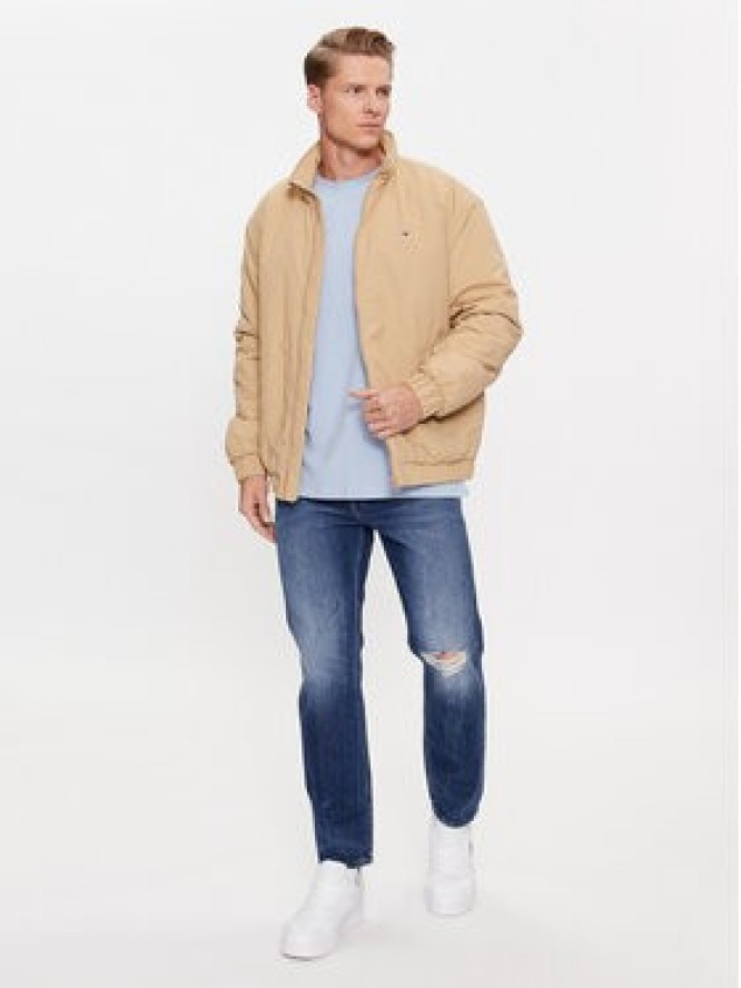 Tommy Jeans Kurtka bomber Essential DM0DM17238 Beżowy Relaxed Fit