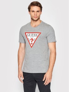 Guess T-Shirt M2YI71 I3Z11 Szary Slim Fit