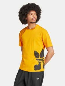 adidas T-Shirt Supply Street IX6749 Pomarańczowy Regular Fit