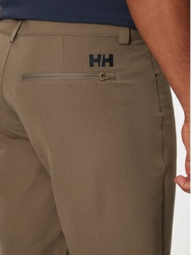 Helly Hansen Szorty sportowe Hp Qd Club Shorts 10" 2.0 34271 Beżowy Regular Fit