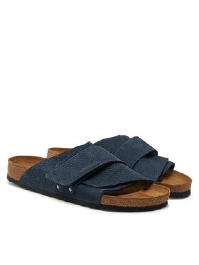 Birkenstock Klapki Kyoto Lenb 1028038 Granatowy