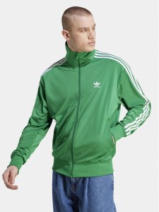 adidas Bluza adicolor Classics Firebird IU0762 Zielony Loose Fit