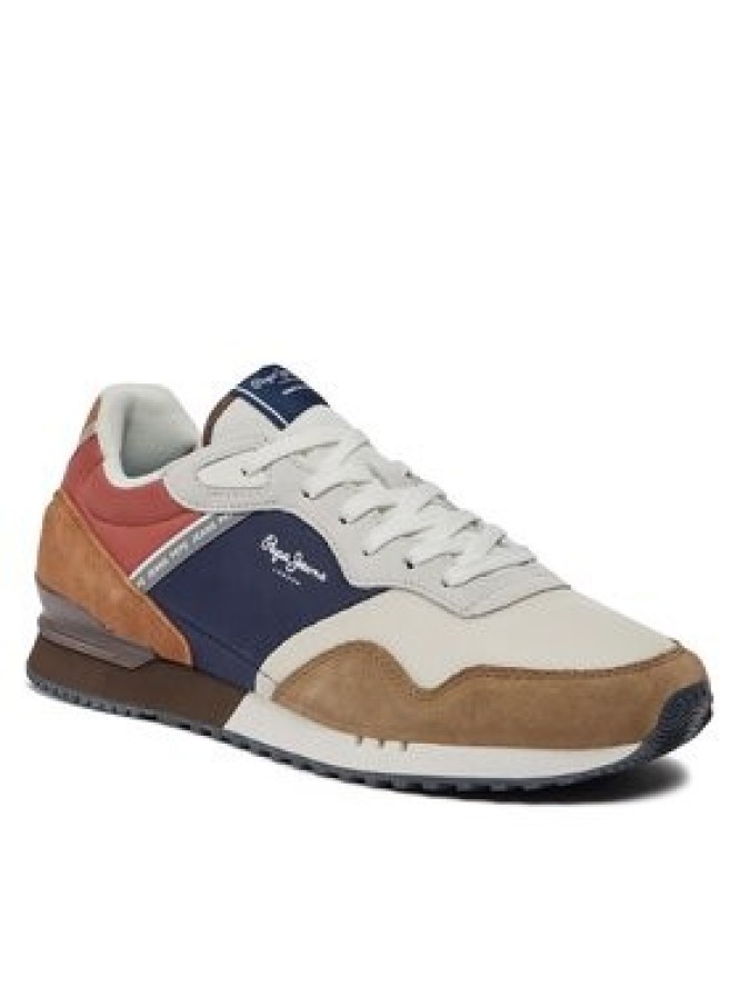 Pepe Jeans Sneakersy London Class M PMS40011 Brązowy