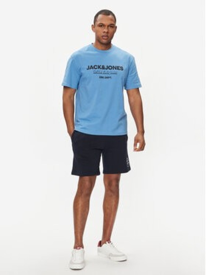 Jack&Jones T-Shirt Gale 12247782 Niebieski Relaxed Fit