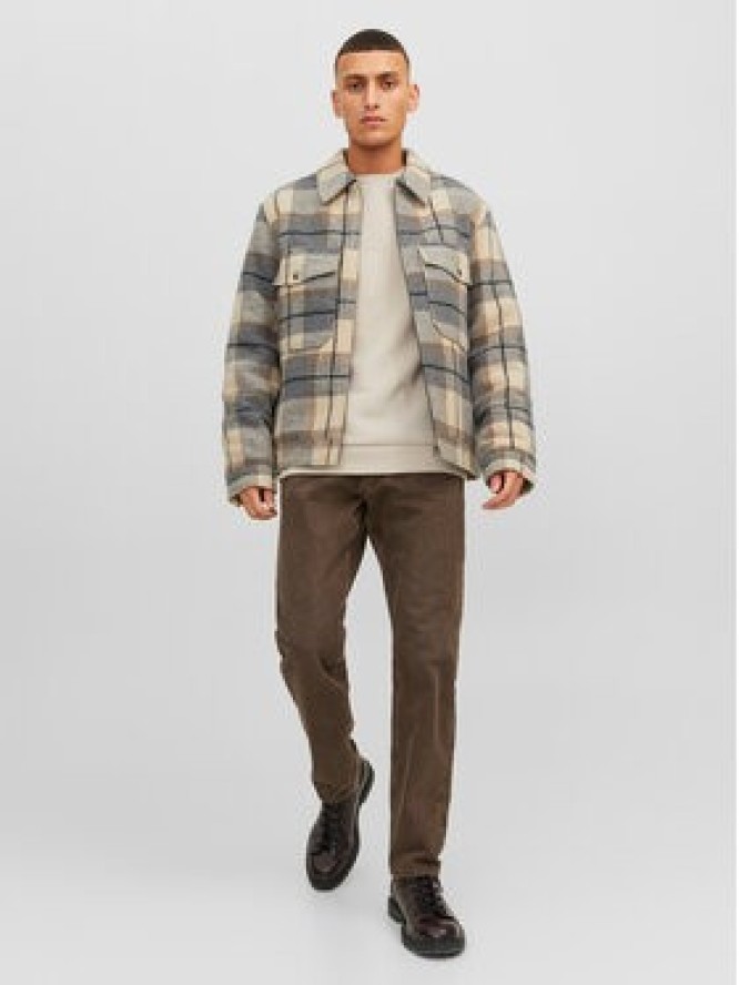 Jack&Jones Bluza Bradley 12249341 Beżowy Relaxed Fit