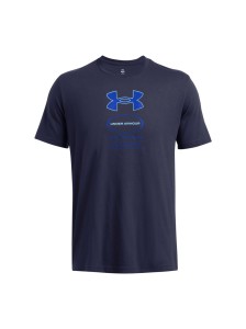 T-shirt męski Under Armour UA M Branded Gel Stack Ss - granatowy